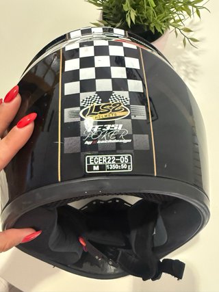 Casco Moto Negro LS2 Talla M
