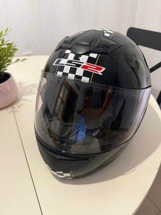Casco Moto Negro LS2 Talla M