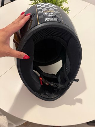Casco Moto Negro LS2 Talla M