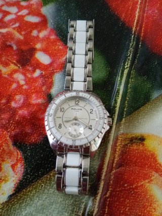 Orologio Police donna silver e bianco