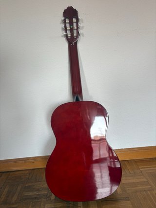 Guitarra Clásica Naranja con Funda