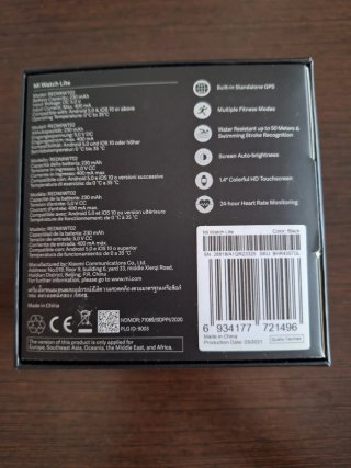 Xiaomi Mi Lite Smartwatch Negro
