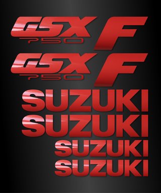 Pegatinas adhesivo para motos SUZUKI GSXF 750