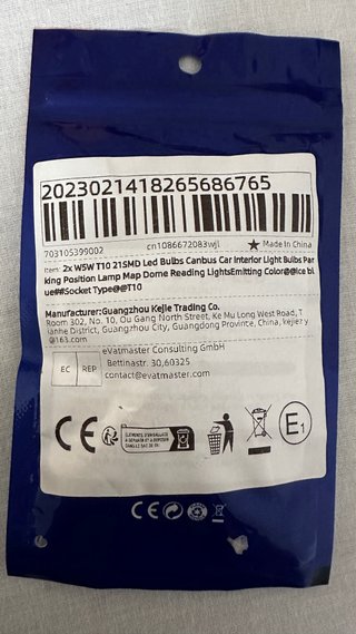 BOMBILLAS LED W5W