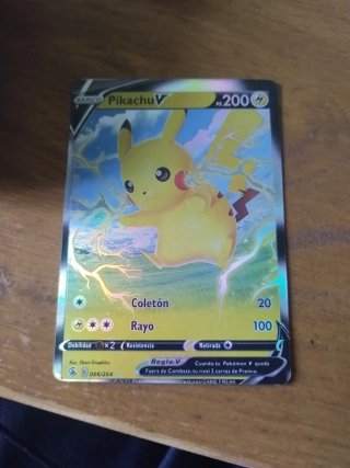 Carta Pokémon Pikachu V
