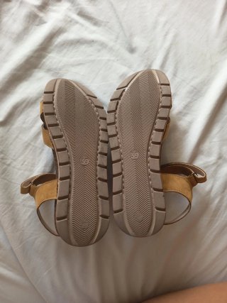Sandalias de piel con plataforma Walk&Fly