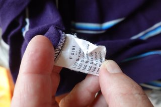 Polo Lacoste Sport Rayas Talla 5 Vintage Morado