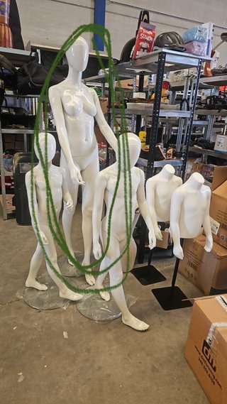 Maniquíes Blancos Varios Tamaños