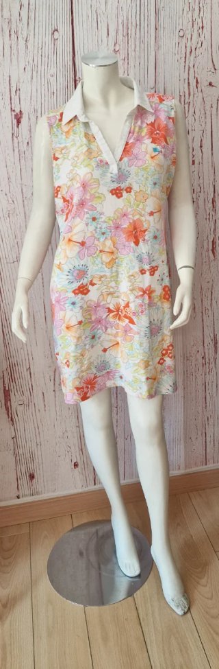 Vestido Polo Burberry Floral Multicolor Talla Únic