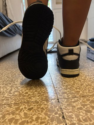Zapatillas Nike Dunk High Negras y Blancas