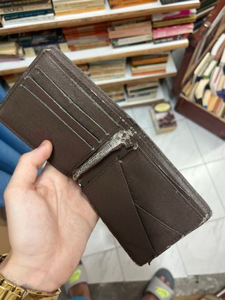 Cartera Louis Vuitton Marrón Damier