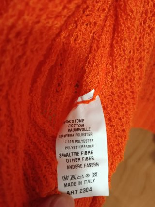 Cárdigan Dolce Stella Talla Única Naranja