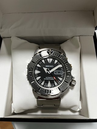 Seiko Monster 2ª Gen 4R36 Negro/Plata