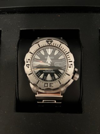 Seiko Monster 2ª Gen 4R36 Negro/Plata