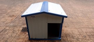 Caseta y transportín perro grande