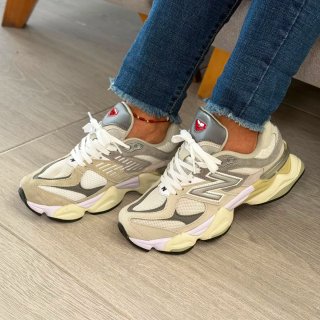 New Balance 9060 Tenis Nuevos Gris Blanco