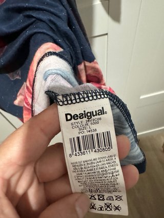 Vestido Desigual Multicolor Talla L