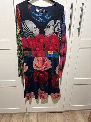 Vestido Desigual Multicolor Talla L