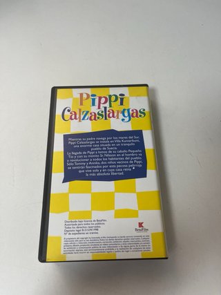 VHS Pippi Calzaslargas (Español)
