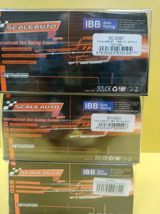 ENVÍO INCLUIDO LOTE 3 COCHES F1 SCALEAUTO