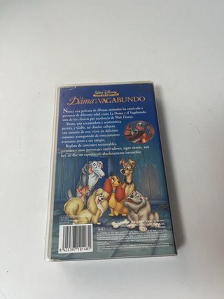 VHS La Dama y el Vagabundo Disney