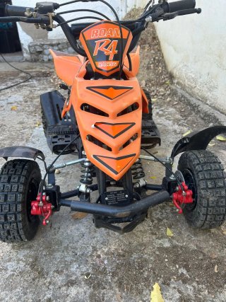 Quad 50cc Naranja y Negro