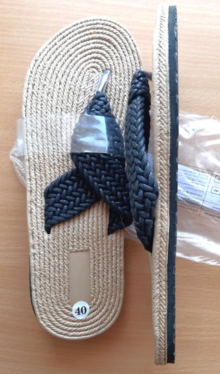 Sandali Infradito Donna *NUOVI tg.40* Corda paglia
