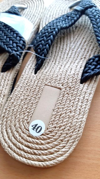 Sandali Infradito Donna *NUOVI tg.40* Corda paglia