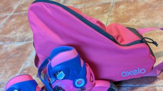 Patines Oxelo niña talla ajustable + protecciones