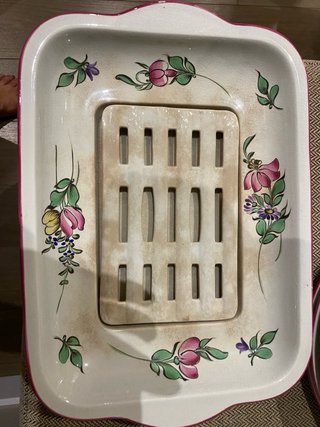 Vajilla Espárragos Porcelana Blanca