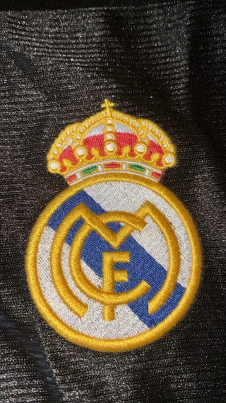 Camiseta Real Madrid Raúl Adidas Negra Dorada