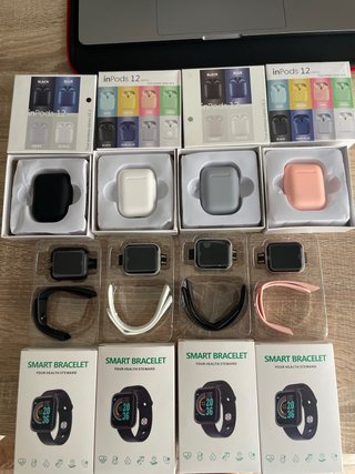 Combo Orologio Smart D20 + Auricolari i12 a 12€