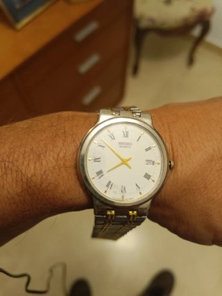 Reloj Seiko Hombre Oro y Plata