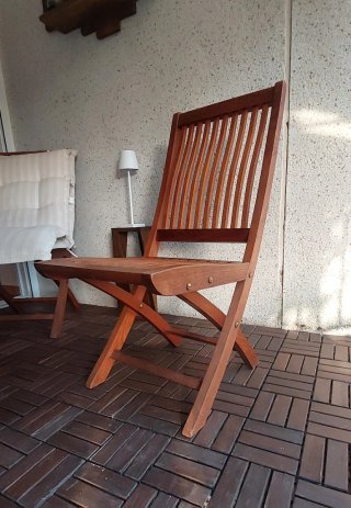 Conjunto de jardín / terraza de madera de teca