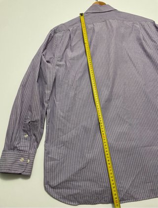 Camisa Polo Ralph Lauren Rayas Morado