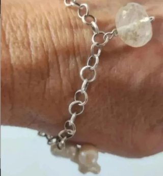 Pulseras Plata Ley y Perlas