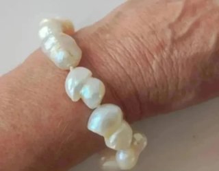 Pulseras Plata Ley y Perlas