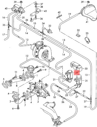 Valvula Vacio Audi 8E0906628