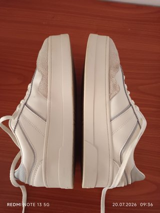 Sneakers Tommy Jeans bianche camoscio