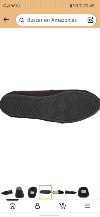 Alpargatas Toms Mujer Clásicas Talla 41 Negras