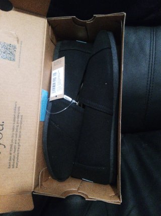 Alpargatas Toms Mujer Clásicas Talla 41 Negras