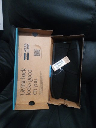 Alpargatas Toms Mujer Clásicas Talla 41 Negras