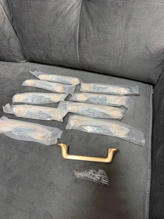 10 Tiradores para Armarios Bronce