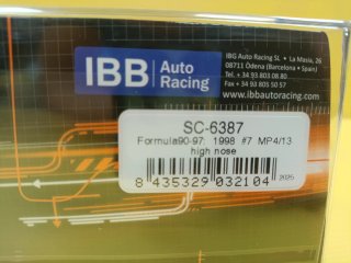 ENVÍO INCLUIDO Scaleauto McLaren F1 versión R