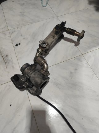 EGR mariposa admisión y enfriador de gases Bmw e60