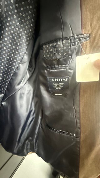 Americana de pana fina marrón