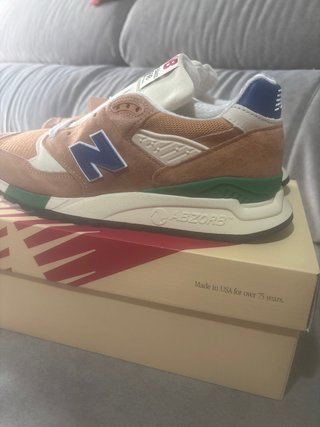 New Balance 998 USA Teddy Santis arancione
