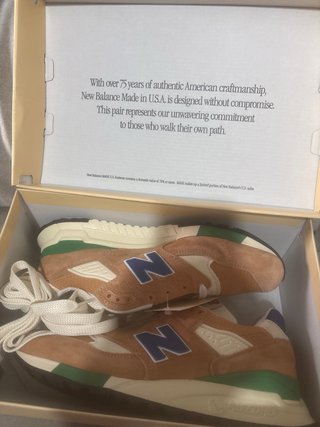 New Balance 998 USA Teddy Santis arancione