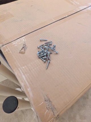 Tablero mesa Ikea 200x60 cm, 5patas y tornillos