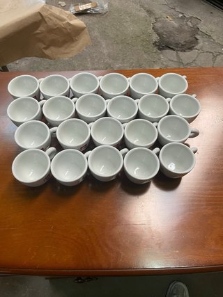 Juego de pocillos de porcelana